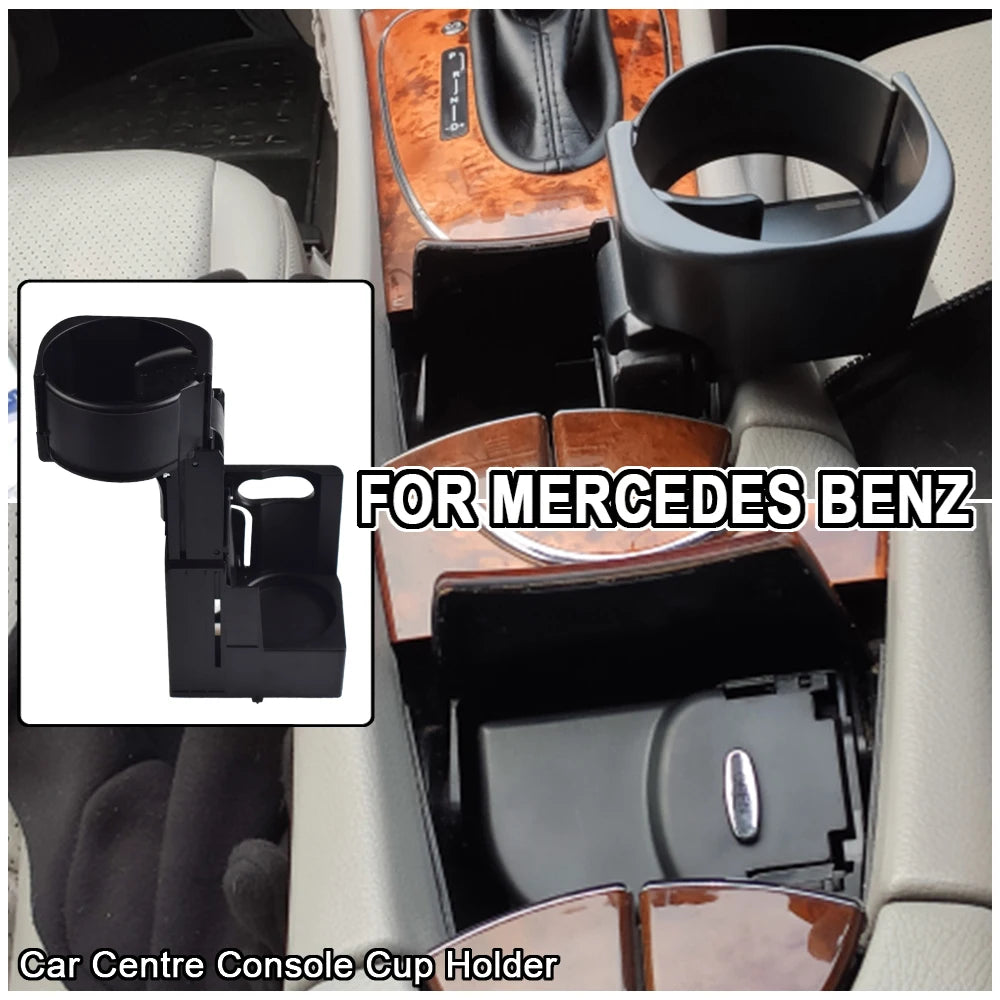 Cup Holder Mercedes : W211, E320, E350, E500, W219, CLS500, CLS حامل اكواب - مرسيدس