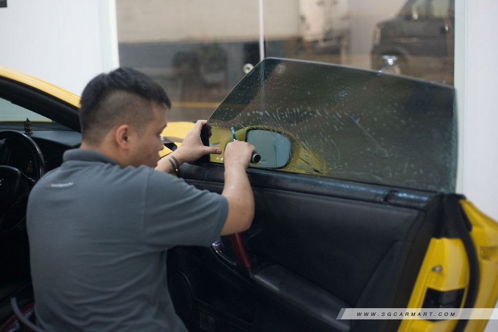 مخفي صندوق كبير  tint big cartoon 30 meters x 1 meters