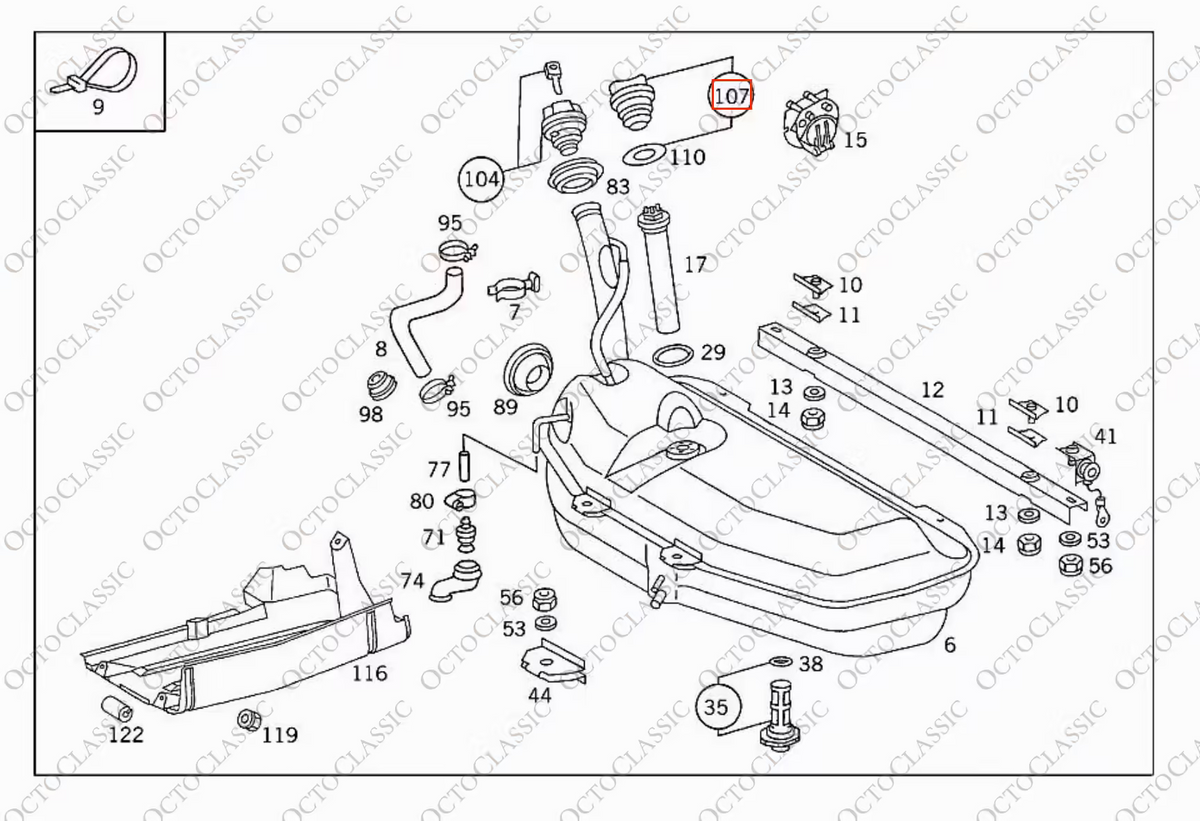 BMW E30 1982-1993 Fuel Cap   بي ام دبليو غطاء تانكي البنزين (New Part)