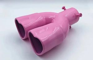 Heart Shape Double Outlet Exhaust Tips  وصلة اكزوز على شكل قلب