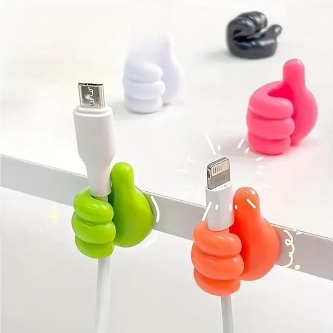 Hand-Shaped Rubber Hooks For Cable & Power Cord Organization!  خطافات مطاطية على شكل يد لتنظيم الكابلات وأسلاك الكهرباء بطريقة فريدة