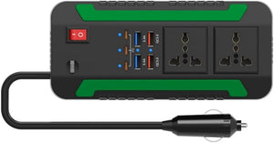 Car Power Invertor 220v and USB محول كهرباء للسيارة 220فولت ويو اس بي