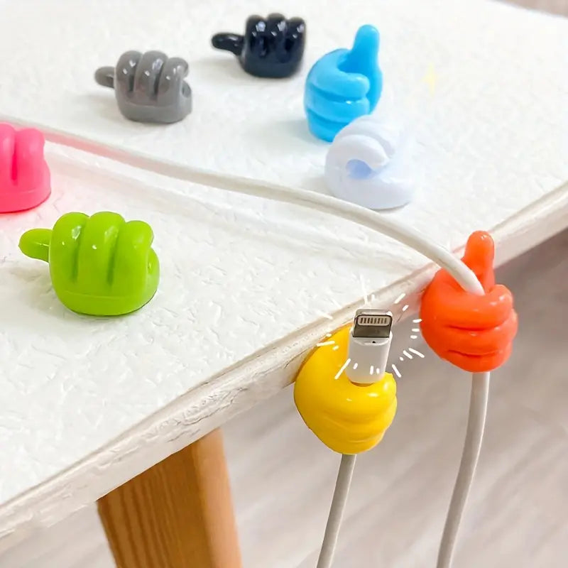 Hand-Shaped Rubber Hooks For Cable & Power Cord Organization!  خطافات مطاطية على شكل يد لتنظيم الكابلات وأسلاك الكهرباء بطريقة فريدة