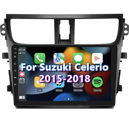 Android 2+32G 9 inch CarPlay Navigation Compatible with SUZUKI CELERIO 2015-2018 اندرويد كاربلاي نافجيشن متوافق مع سوزوكي سيلاريو