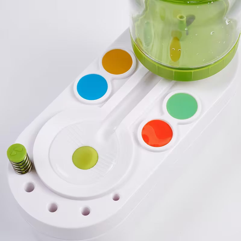 Alayjah, 2025 Expandable Paint Brush Rinser & Tray, Water Circulation Cleaner for All Paint Types منظف فرشاة دهان قابل للتوسيع 2025 مع صينية ومرشح مياه لجميع أنواع الطلاء