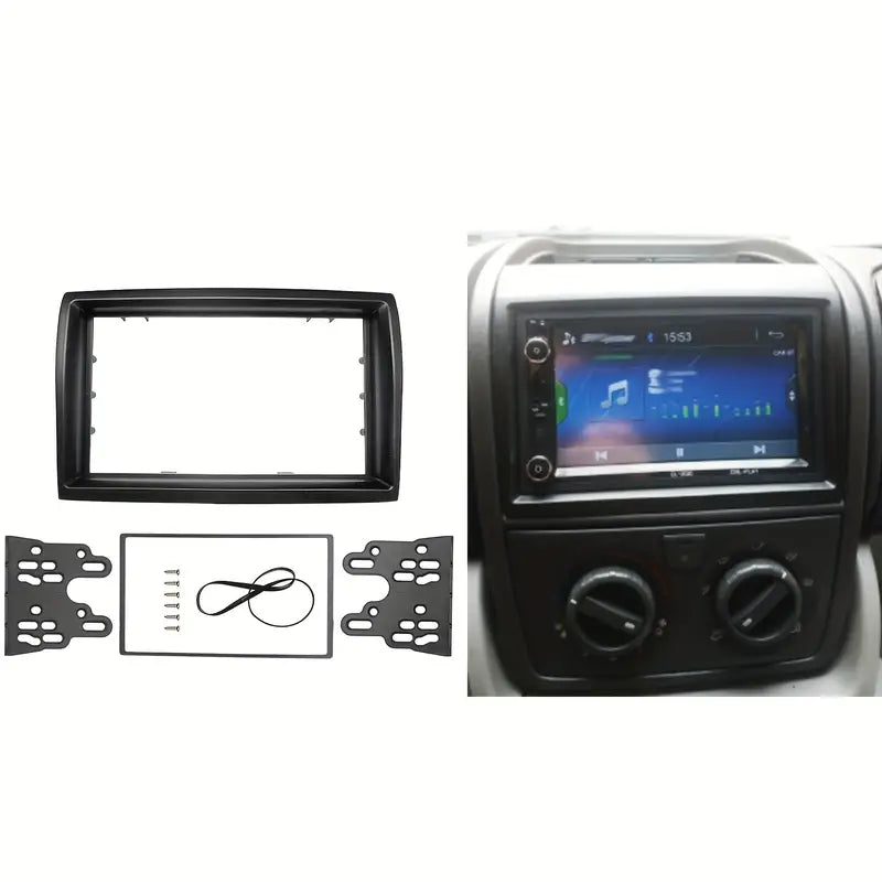 Double Din Car Radio Fascia Frame compatible with PEUGEOT CITROEN Jumper Boxer FIAT فريم لشاشة مناسب لبيجو ستروين فيات