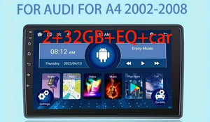2GB+64GB 9” Touch Screen Android 13 Compatible with Audi A4 2002-2008 شاشة نظام ترفية اندرويد 13 اودي