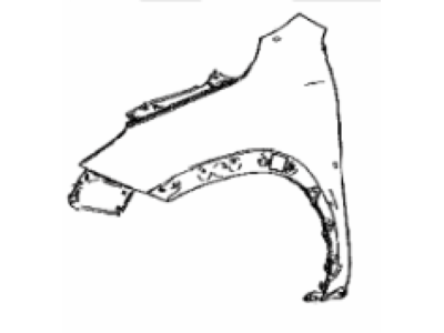 Used Original Lexus NX Front Fender Set (2015–2021) – Left & Right OEM رفارف أمامية لكزس NX موديلات 2015–2021 يمين ويسار مستعملة أصلية (OEM)