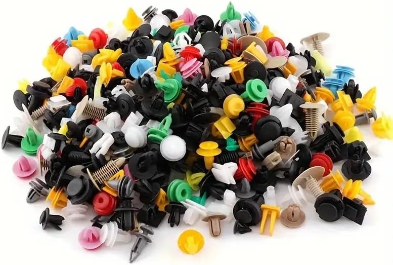 كليبات تثبيت السيارات، لتثبيت قطع السيارات، 100 قطعة Automotive Fastener Clips, Car Parts Fixing Kit, 100 Pieces