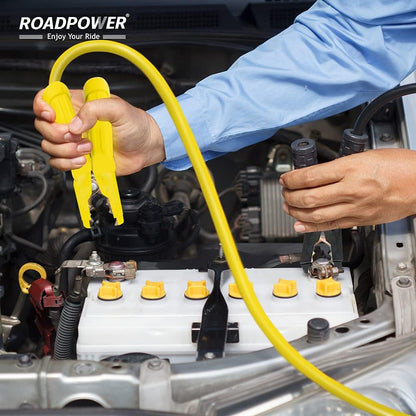1 Year Warranty Car Jump Battery Charge Cable Wire Emergency Booster 3000AMPكابل شحن بطارية السيارة للطوارئ مع ضمان سنة | سلك شاحن ومBoost للسيارة 3000 أمبير