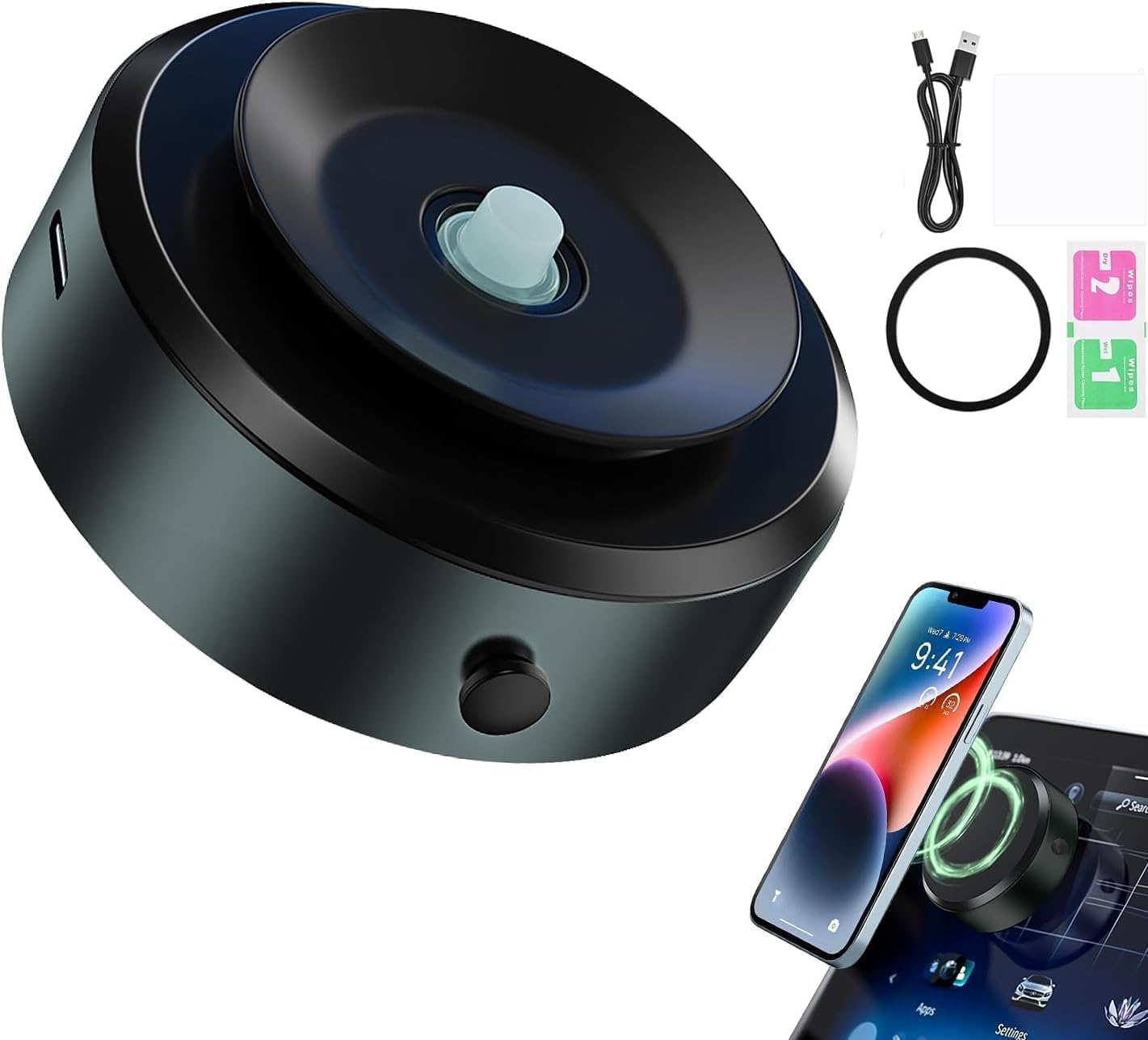 Mobile Magnetic Holder Vacuum حامل هاتف مغناطيس يعمل بالشفط