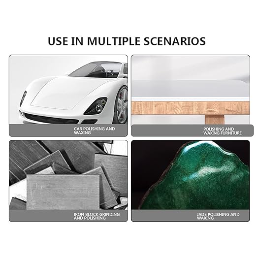 Alayjah Cordless Car Polisher & Buffer Kit ,Dual 12V 1500mAh, Variable Speed, Portable طقم ملمّع ومُلمِّع سيارات لاسلكي، بطاريتان 12 فولت 1500 مللي أمبير، سرعة متغيرة، محمول