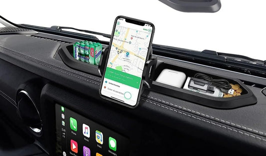 Phone Mount compatible with 2018-2023 Jeep Wrangler Gladiator حامل هاتف جيب رانجلر جلاديتور