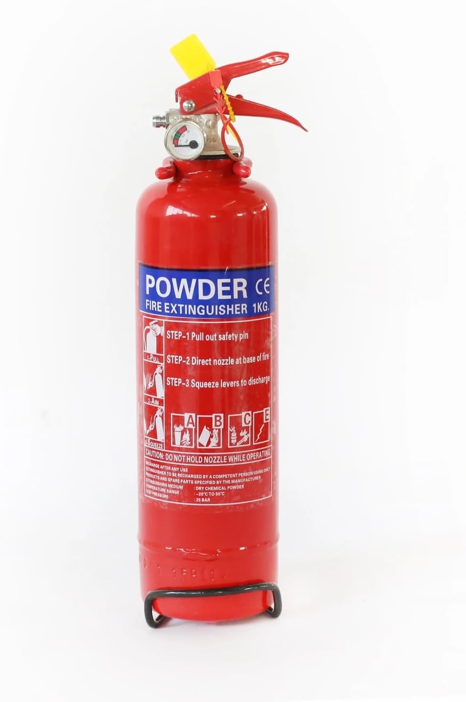 Small Fire Extingusher 1 Kg with box طفاية حريق 1كيلو مع صندوق