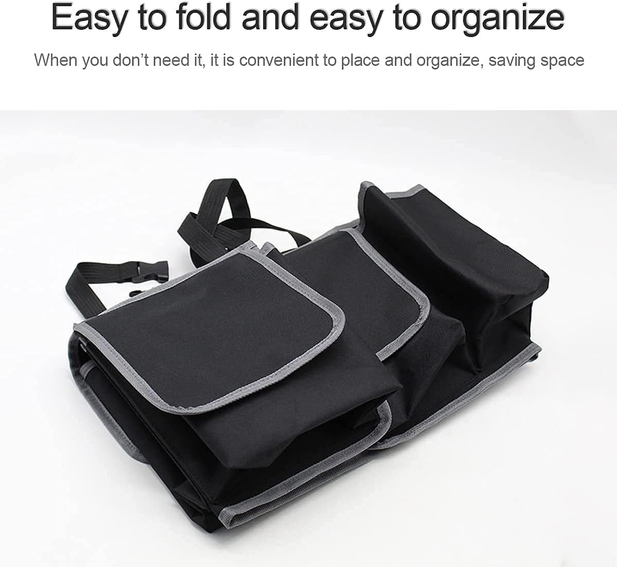 Car Trunk Organizer Storage Bag 4 Pocket منسق منظم الاغراض في السيارة