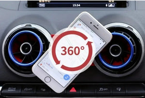 360° Degree Rotatable Dedicated Phone Holder computable with Audi A3 2012-2018 حامل هاتف لسيارة اودي مع مغناطيس