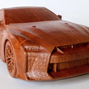 NISSAN GT-R 2017 Wood Model Car Simulation Toy - لعبة محاكاة سيارة موديل خشبي NISSAN GT-R 2017