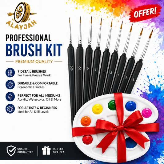 Detail Paint Brush طقم فرش دقيقة الون ازرق  20100330