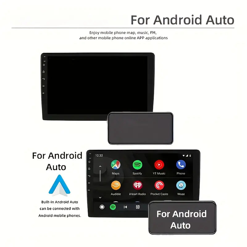 2+64GB Android 12 Radio 9”  HD Compatible with AUDI A6 2002-2006  شاشة ترفية اندرويد 12 اودي