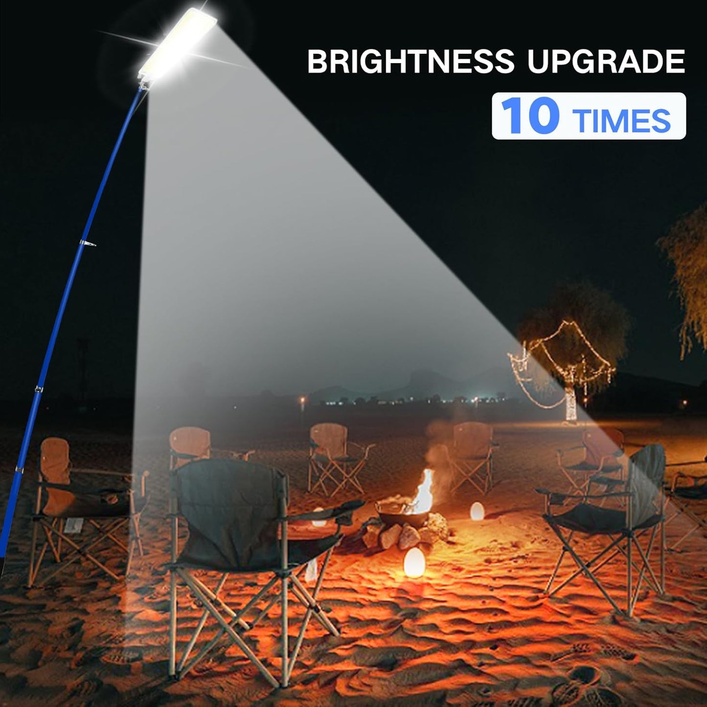 Desert LED Telescopic Light مصباح ليت السنارة للبر