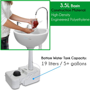 Camping Wash basin مغسلة متنقلة للرحلات والتخييم