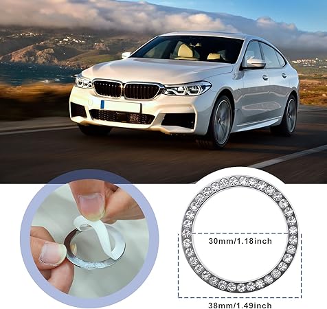 Start Button Dimond كريستال الماس لزر التشغيل