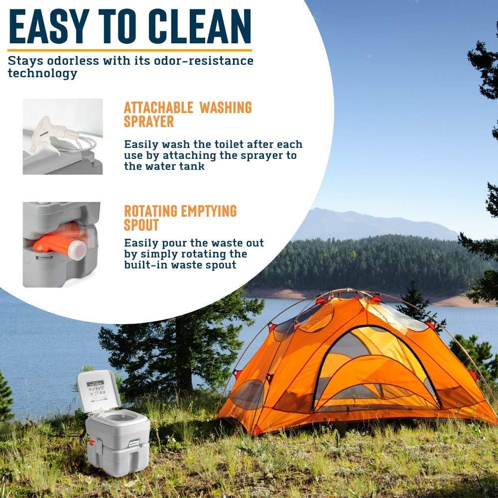 Camping Toilet حمام متنقل للرحلات والتخييم
