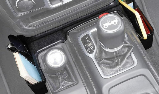 Gear Storage Box Compatible with 2018 2019 2020 2021 2022 Jeep Wrangler Gladiator أماكن تخزين للجير جيب رانجلر جلاديتر