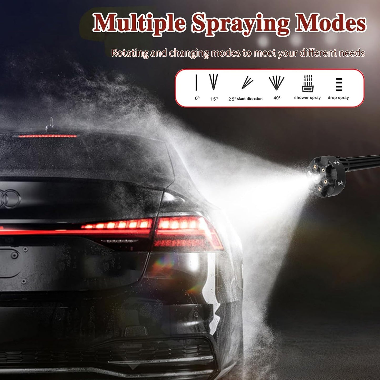 Cleaning Washing gun chargeable with accessories مسدس غسيل سيارات قابل للشحن مع اكسسوارات