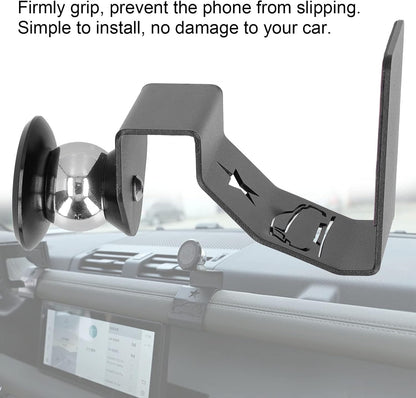 Alayjah Car Air Vent Phone Holder,1 Pc, Easy Install, Fits Land Rover Defender 2020-2021 حامل هاتف للسيارة على فتحة التكييف، قطعة واحدة، سهل التركيب، متوافق مع لاند روفر ديفندر 2020–2021 (Special Prices for Sellers اسعار خاصة للتجار)