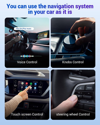 1 Year Warranty Carplay Wireless Adapter with Youtube and Netflex ضمان سنة مشغل كاربلاي بدون اسلاك مع تشغيل برامج ويوتيوب ونتفلكس (special prices for sellers اسعار خاصة للتجار)