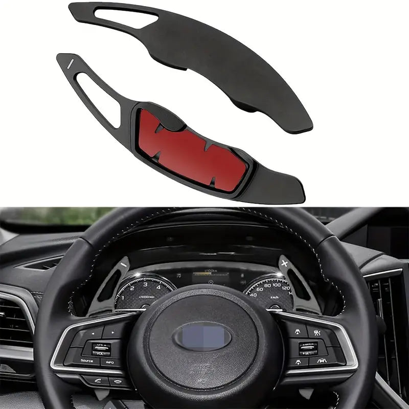 Aluminum Steering Wheel Paddle completable with Subaru Forester Outback Legacy  بدلات للجير المنيوم سوبارو ليجاسي اوتباك امبريزا