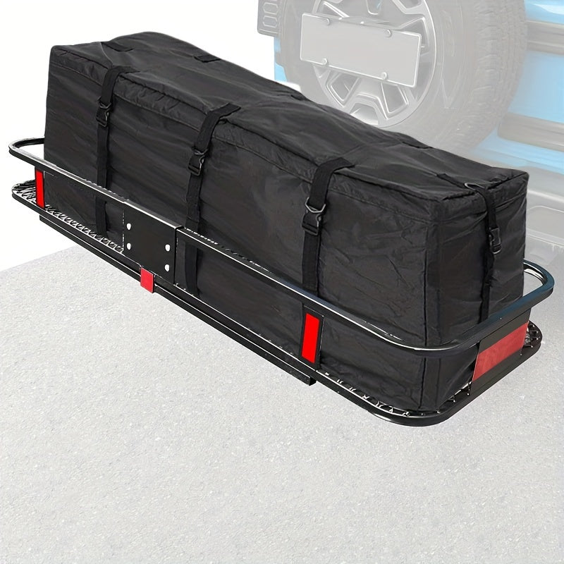 Light Rain And Sun Proof Car Luggage Bag 420/600D Outdoor SUV Foldable حقيبة أمتعة سيارة مقاومة للمطر الخفيف والشمس قابلة للطي للسلة والرحلات والسفر