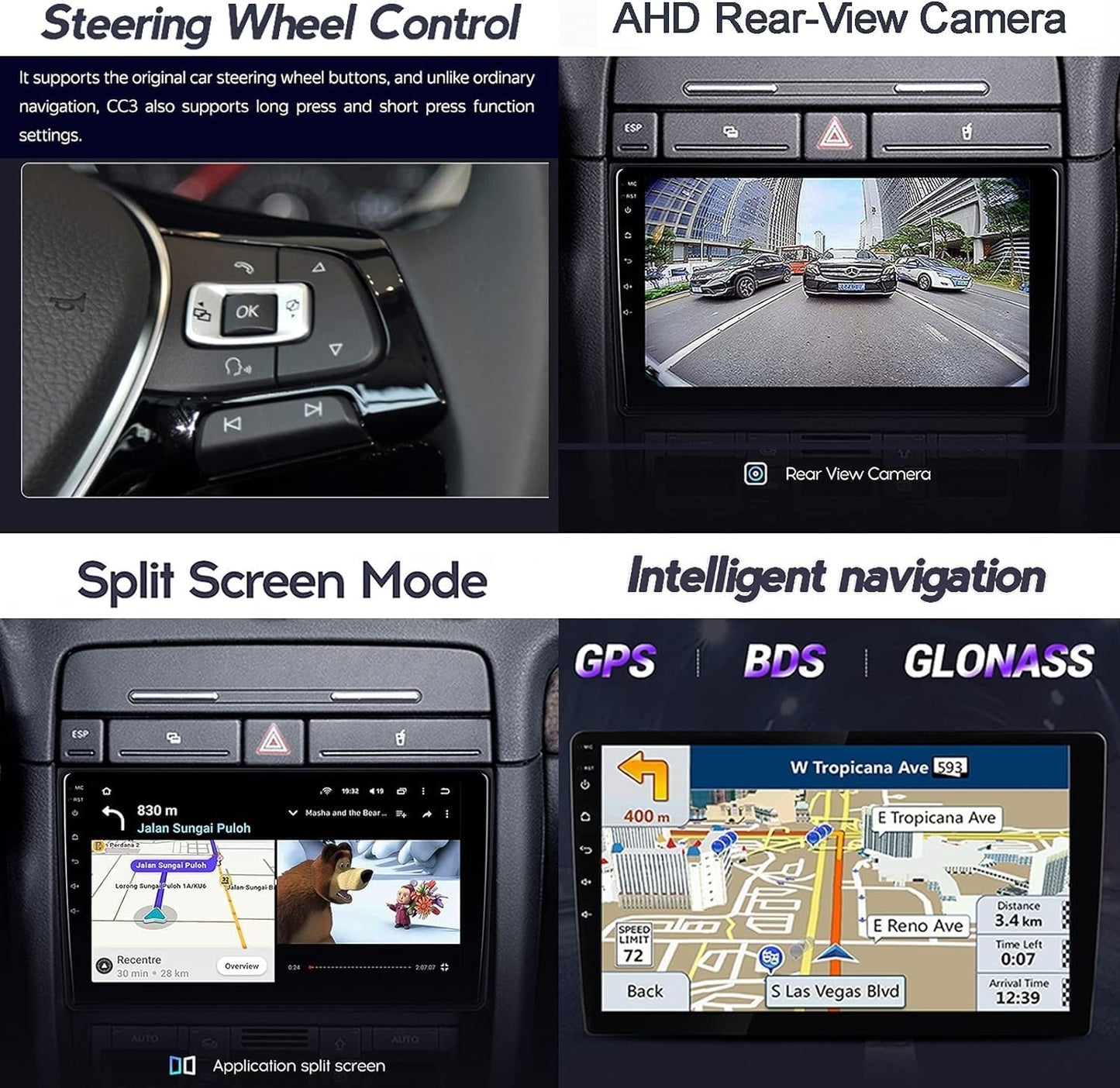 فريم + شاشة 2 screen and frame  Toyota Rav4 2007 تويوتا راف4