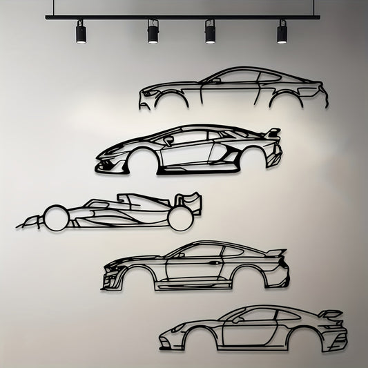 Metal Formula Racing Car Wall Art لوحة فنية جدارية لسيارة سباق الفورمولا المعدنية