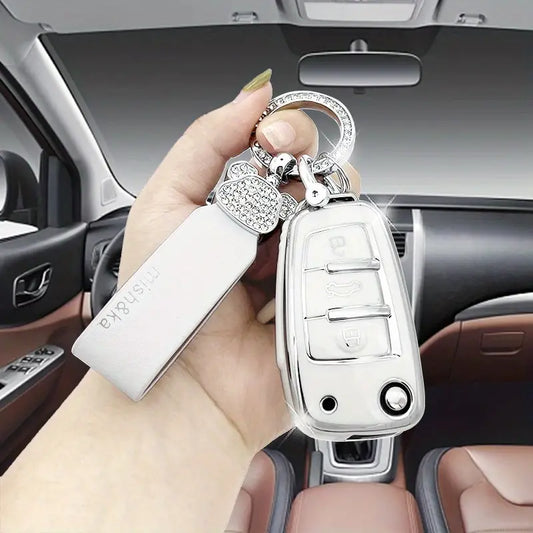 Key case Compatible with Audi Q3, Audi Q2, Audi A4, Audi A3, Audi Q7, Audi A6 , Audi A7, Audi A3, Audi A8