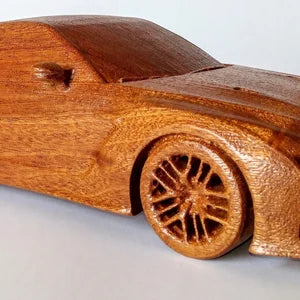 NISSAN GT-R 2017 Wood Model Car Simulation Toy - لعبة محاكاة سيارة موديل خشبي NISSAN GT-R 2017