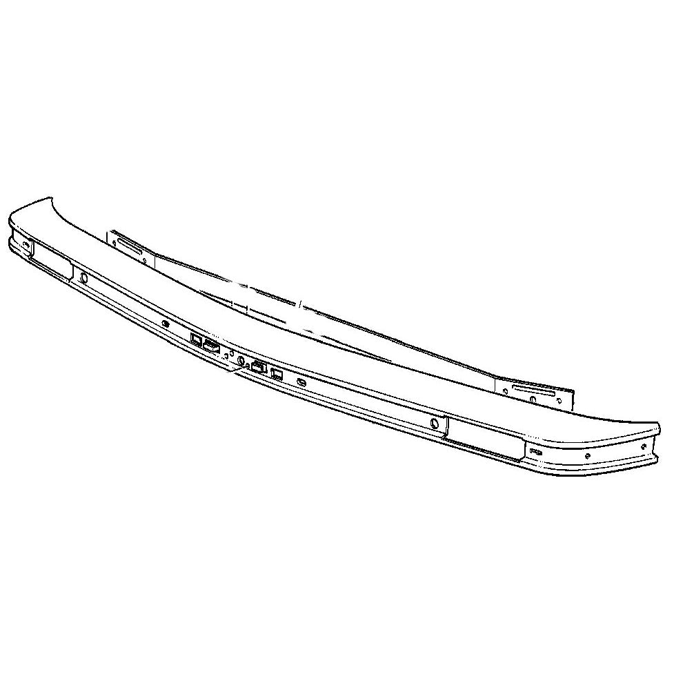 BMW E30 1982-1993 Internal Front Bumper Metal Support Structure |   بي ام دبليو E30   1982-1993 دعامة حديد داخلية للصدام الأمامي