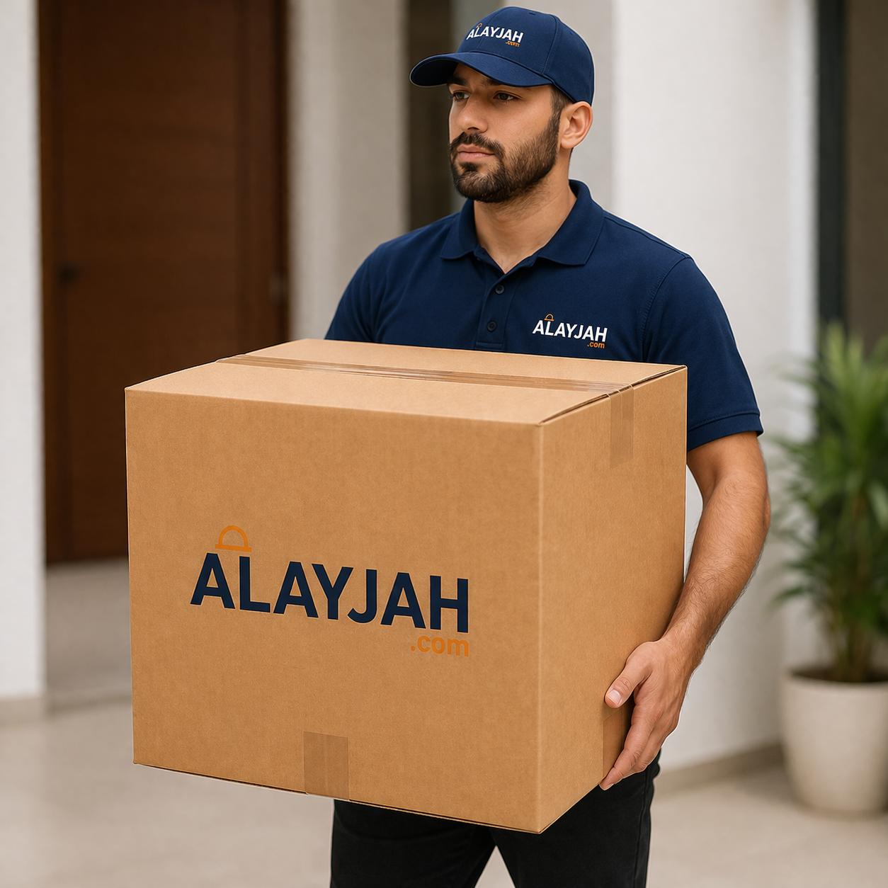 Alayjah Pack of 5 Medium Moving Boxes 45x45x45cm Double Wall Heavy Duty 30kg Capacityطقم 5 صناديق نقل متوسطة 45×45×45 سم مزدوجة الجدار شديدة التحمل 30 كجم