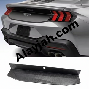 Dry Carbon Fiber Rear Trunk Cover – Body Kit Trunk Lid Trim Panel for Ford Mustang Dark Horse 2024+ غطاء صندوق خلفي من ألياف الكربون الجافة – طقم غطاء وتريم غطاء الصندوق الخلفي لسيارة فورد موستانج دارك هورس 2024+