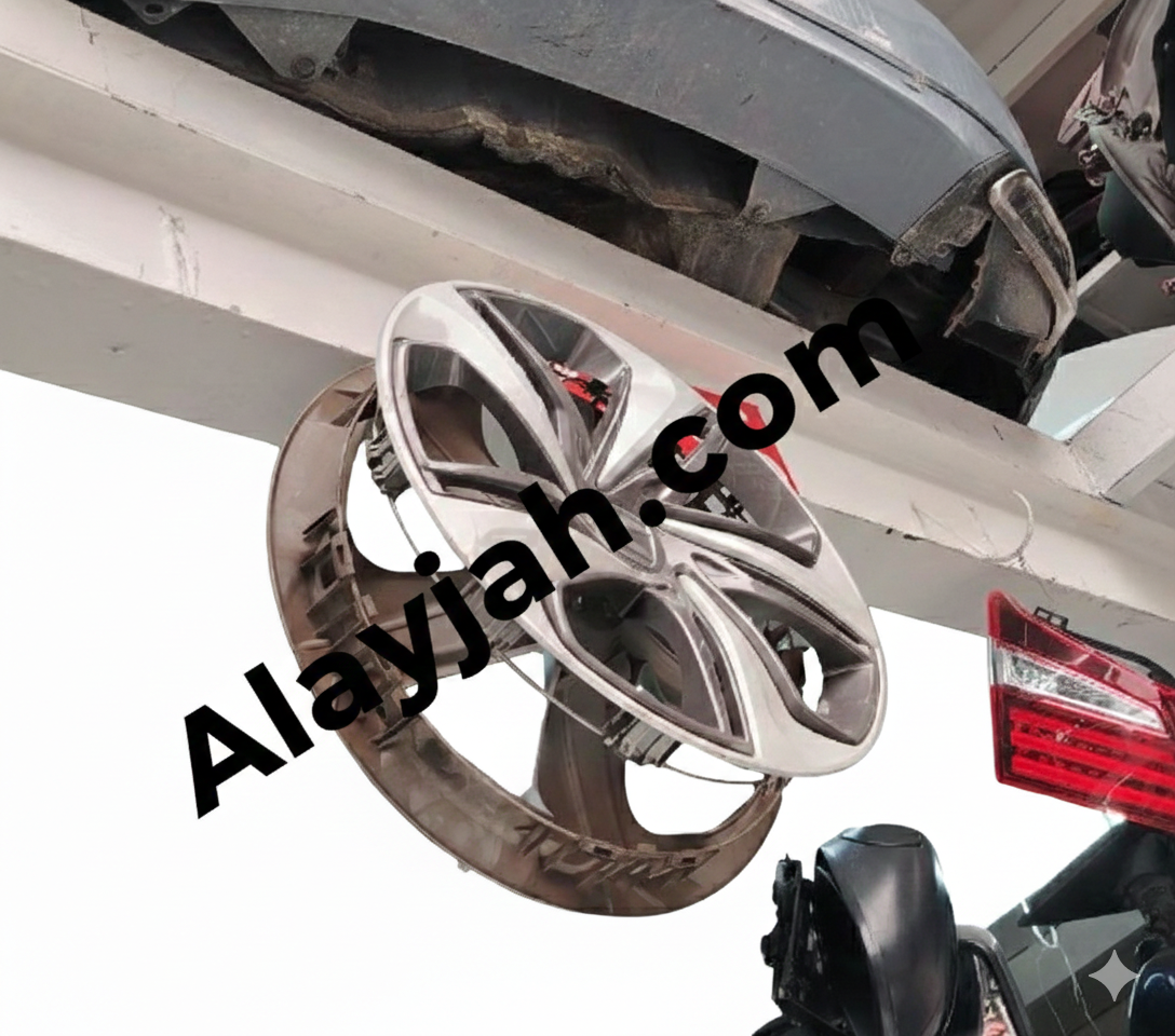 Used Genuine Honda Civic LX Wheel Covers 2019–2021 1-piece أغطية عجلات أصلية مستخدمة هوندا سيفيك LX 2019–2021