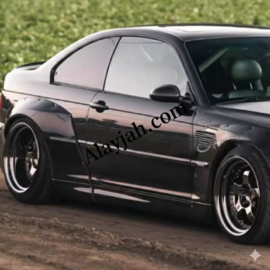 Carbon Fiber OEM-Style Door Panel Covers for BMW 3 Series E46 M3 (2-Door) ألواح أبواب من ألياف الكربون لطراز BMW الفئة الثالثة E46 M3 (بابان) بتصميم OEM