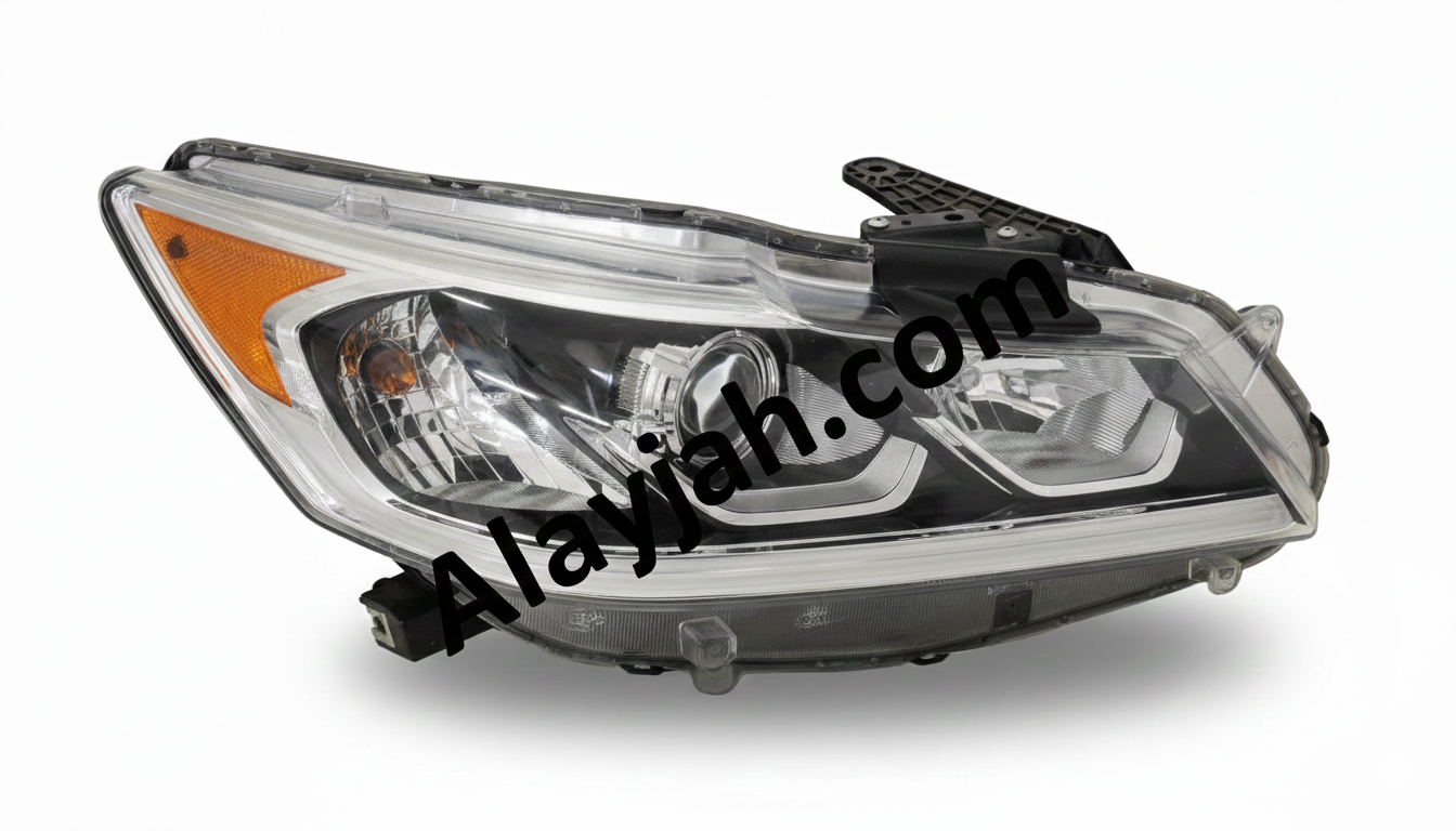 Used Genuine Honda Accord 2017 Headlight Assembly – Driver & Passenger Side مجموعة مصابيح أمامية أصلية مستخدمة لهوندا أكورد 2017 – جهة السائق والراكب