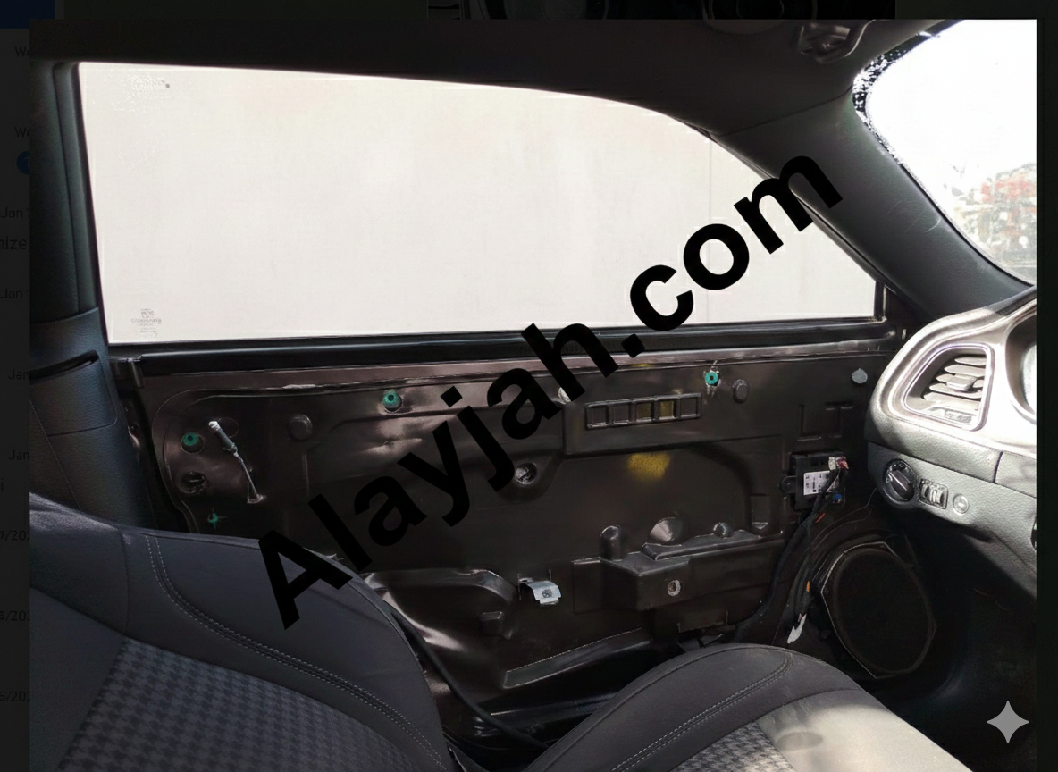 Used Genuine Dodge Challenger 2015–2023 Complete Front Driver & Passenger Side Door – OEM باب أمامي كامل للسائق والراكب أصلي مستخدم دودج تشالنجر 2015–2023 – OEM