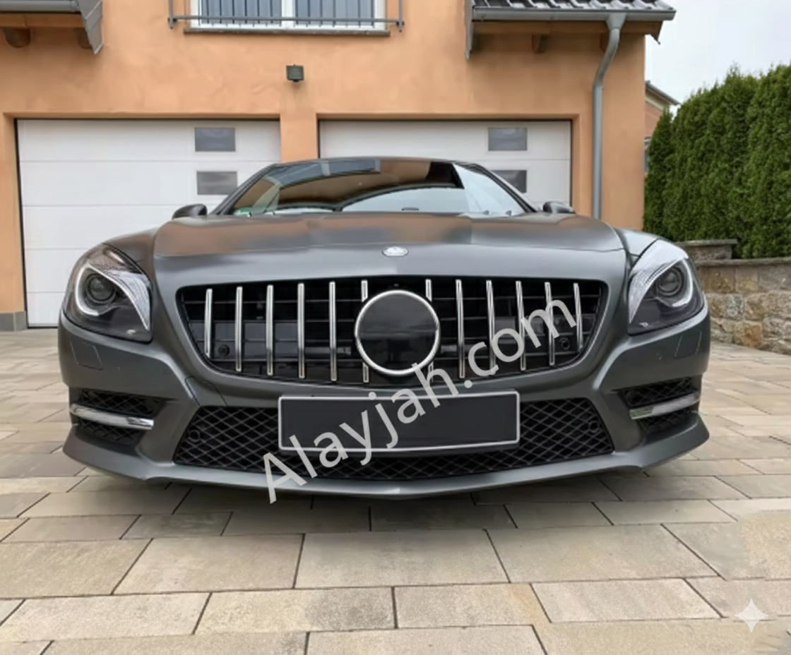 Racing Front Radiator Grilles for Mercedes-Benz R231 SL-Class 2013–2023 – Compatible with SL450, SL500, SL550 & SL65 شبك أمامي رياضي لراديتر مرسيدس بنز R231 SL-Class موديل 2013–2023 – متوافق مع SL450 وSL500 وSL550 وSL65