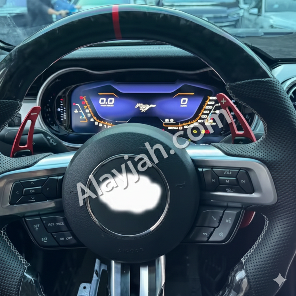 12.3" Digital LCD Instrument Cluster for Ford Mustang 2015–2019 – Full HD Speed Meter & Multimedia Dashboard Upgrade شاشة عدادات رقمية 12.3 إنش لفورد موستانج 2015–2019 – لوحة سرعة متعددة الوسائط بدقة عالية وترقية كاملة للتابلوه