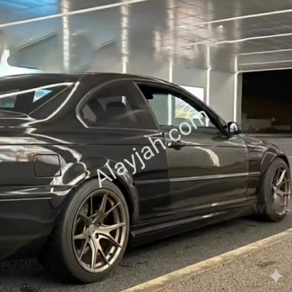 Carbon Fiber OEM-Style Door Panel Covers for BMW 3 Series E46 M3 (2-Door) ألواح أبواب من ألياف الكربون لطراز BMW الفئة الثالثة E46 M3 (بابان) بتصميم OEM