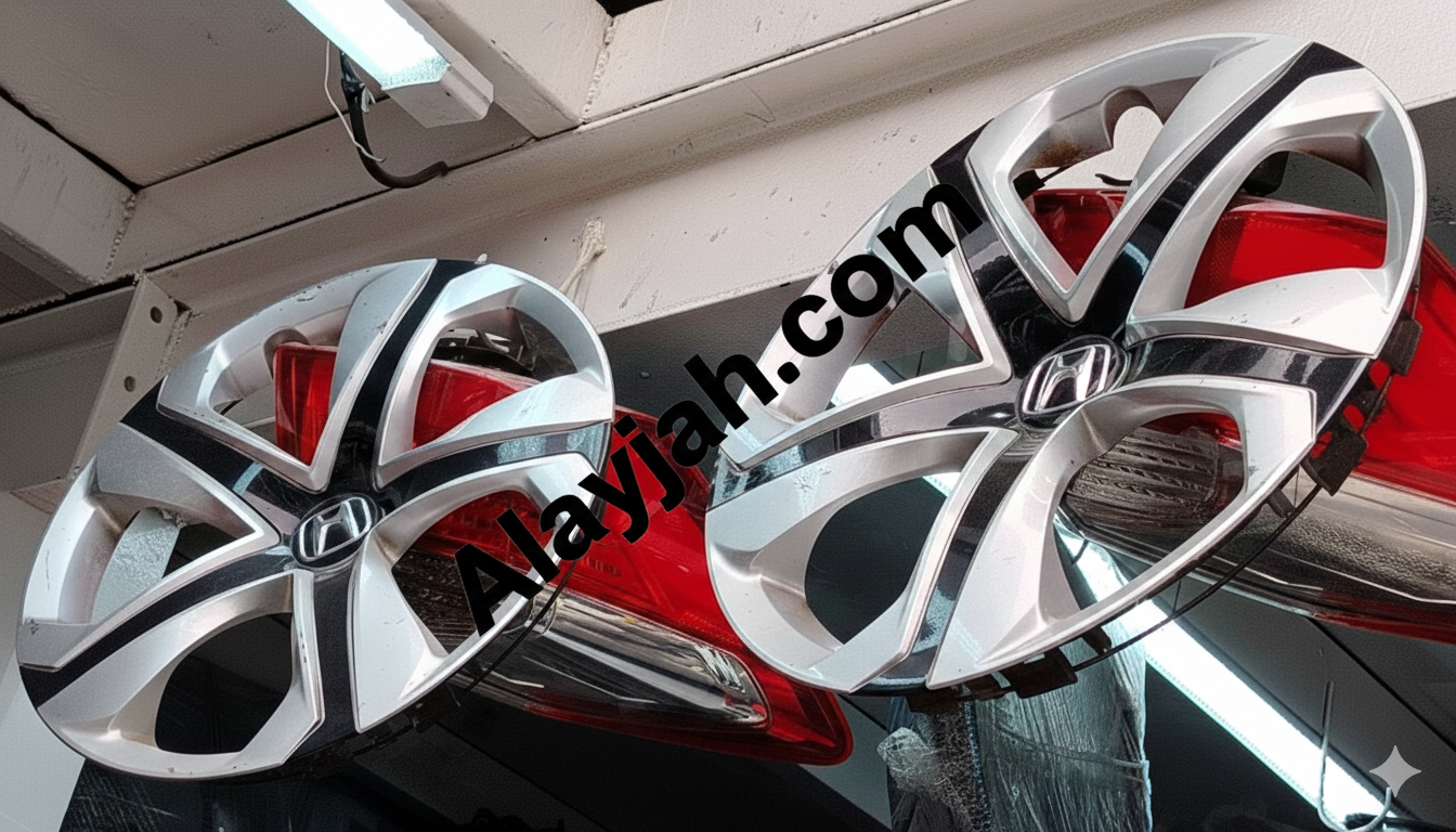 Used Genuine Honda Civic LX Wheel Covers 2019–2021 1-piece أغطية عجلات أصلية مستخدمة هوندا سيفيك LX 2019–2021