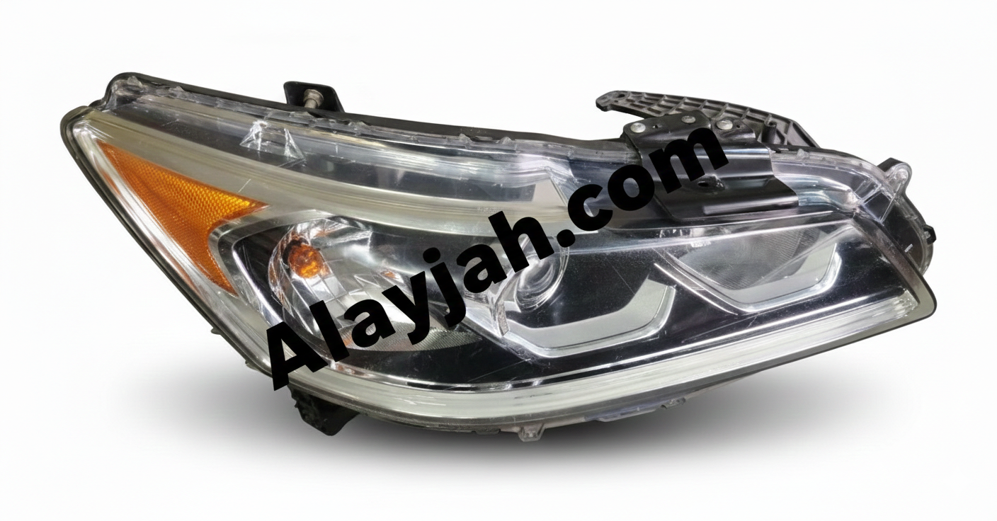 Used Genuine Honda Accord 2017 Headlight Assembly – Driver & Passenger Side مجموعة مصابيح أمامية أصلية مستخدمة لهوندا أكورد 2017 – جهة السائق والراكب