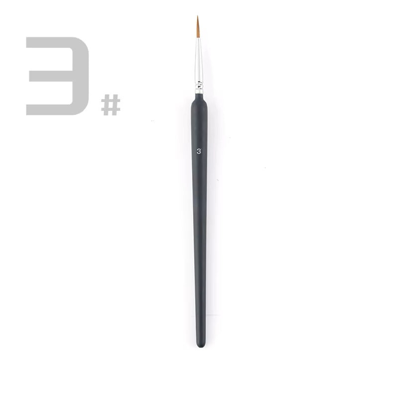 Alayjah, Professional Artist Miniature Detail Paint Brush Set, 11-Piece, Sharp Tips for Precise, Clear, and Fine Artwork Drawing 20100330 ألايجا، فرش رسم احترافية 11 قطعة لتفاصيل صغيرة – رؤوس حادة لرسم دقيق وواضح وفني ممتاز